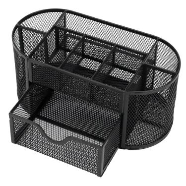 Imagem de Organizador de Mesa Home Office Porta Lápis em Ferro Aramado