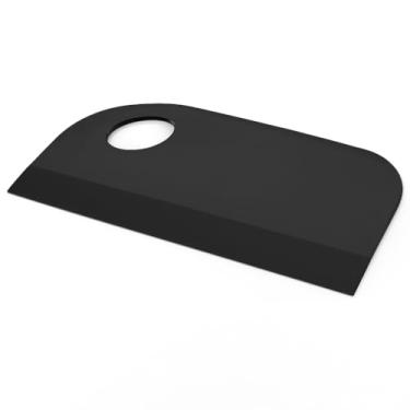 Imagem de Mini Rodo de Silicone para Pia, Bancada e Banheiro, Preto, Limpador Compacto com Design Ergonômico