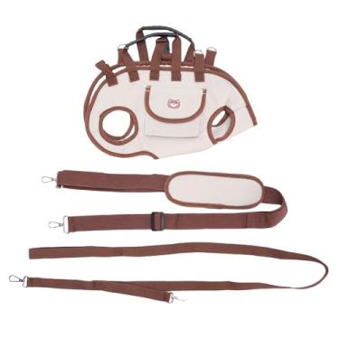 Imagem de Keenso Arnês de Elevação para Cães, Transportador de Animais de Estimação Ajustável Com Tecido Oxford Respirável para Cães Pequenos e Gatos Tipoia Portátil de Ombro para Viagens Ao Ar (L)