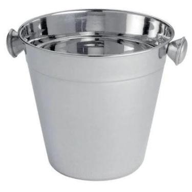 Imagem de Balde de Gelo em Inox Prata Litros Mimo Style AN801 4,5L