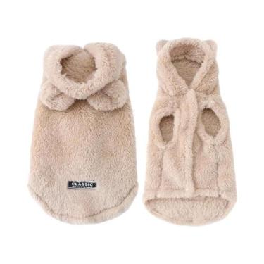 Imagem de Casaco De Fleece Com Capuz Para Cães E Gatos Pequenos E Médios, Jaquet