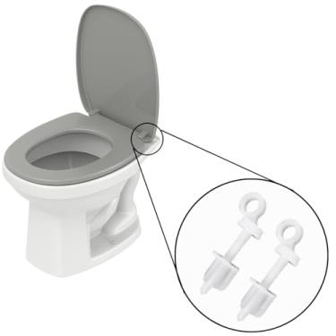 Imagem de Assento Sanitário Tampa Oval Soft Cinza Claro + Parafuso de fixação para assento sanitário