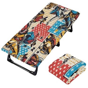 Imagem de Burbuja Lençol de berço Cowboys para crianças, lençol de cochilo acolchoado portátil com faixa elástica para meninas e meninos, lavável na máquina, 63,5 x 127 cm