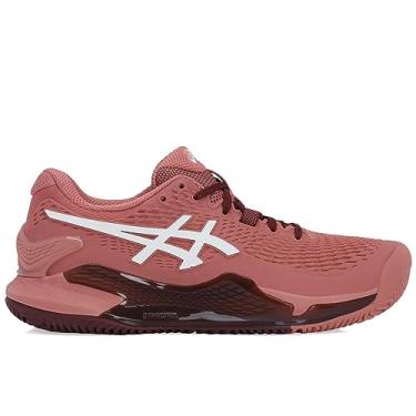 Imagem de Tênis Asics Gel Resolution 9 Clay Rosa Bordô e Branco-39