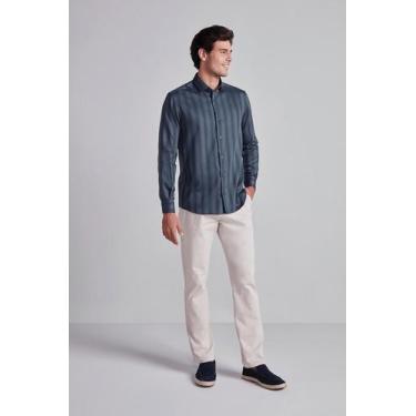 Imagem de Camisa Slim Fit - Cinza Chumbo - HIGHSTIL, Cinza, 5