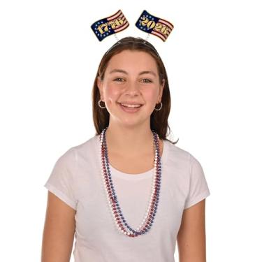 Imagem de Beistle Semiquincentennial Boppers – Pacote com 2 acessórios patrióticos festivos para eventos do 250º aniversário, 4 de julho e celebrações comunitárias