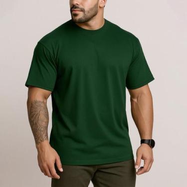 Imagem de Camiseta Oversized Masculina GYM Maromba Plus Size G1 ao G4 Treino Aca