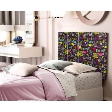 Imagem de Painel Cabeceira Box 0,90 Infantil Cor Love Smile - Comprar Moveis em 