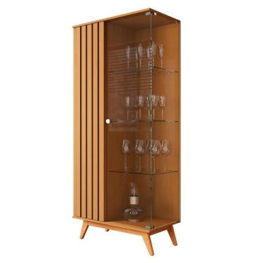 Imagem de Cristaleira Ripada Com 2 Porta Nantes Nature