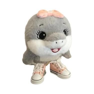 Imagem de Boneco De Pelúcia De Anime Italian Brainrot Al Tralalero Shark, Brinqu