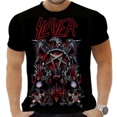 Imagem de Camiseta Camisa Personalizada Rock Metal Slayer 2 - OBDS, BABYLOOK GG
