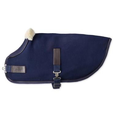 Imagem de Pet Passion Casaco de lã polar reciclado para cães pequenos, médios e grandes, azul-marinho, PP