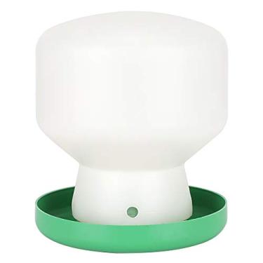 Imagem de Ainoli grande plástico verde capa branco automático bebedouro dispensador alimentador de pássaros para pombos papagaios