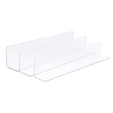 Imagem de Bloqueador de brinquedos para sob o fogão, defletor de sofá de 3 camas para evitar que coisas de animais de estimação brinquedos cheguem ao fundo, protetores de pára-choques transparentes com fita a