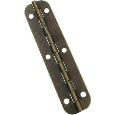 Imagem de 10 peças de porta antiga de metal longo para caixa de presente de madeira decorar armário gaveta caixa de joias móveis dobradiças ferragens (cor: pátina verde)