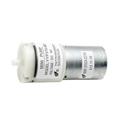 Imagem de Bomba de ar DC 6V Bomba de aeração de aquário 370 bomba de ar eletrônica de arranque + monitor de válvula solenoide normalmente aberto