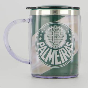 Imagem de Caneca Térmica Palmeiras com Tampa Verde-Unissex
