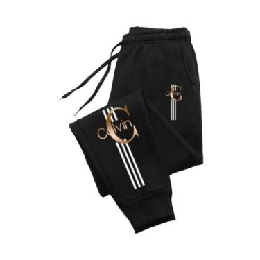 Imagem de Calças De Moletom Masculinas Estampadas De Alta Qualidade Para Esporte
