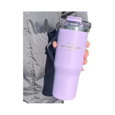 Imagem de Garrafa Térmica De Grande Capacidade 30.43oz Copo Para Café E Água Com