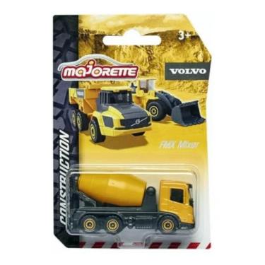 Imagem de Miniatura Carrinho Caminhão Volvoo Construção Betoneira 1/64