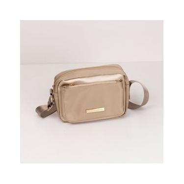 Imagem de Bolsa Crossbody Box Clara Com Pu Dourado Único