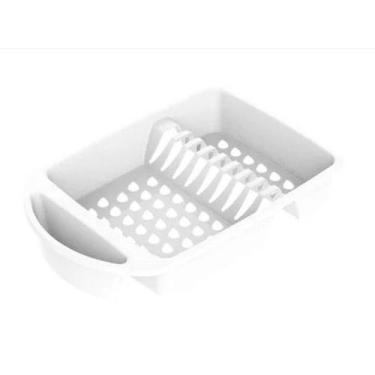 Imagem de Escorredor de Louças Prato Copo Talher 3 Cores Disponíveis Cor:Branco 