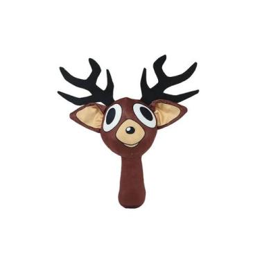 Imagem de Brinquedo de boneca de pelúcia 99Nights Reindeer Soft Brown 34x30cm pa