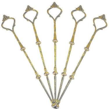 Imagem de Suporte para bolo dourado de 3 camadas (5 conjuntos), suport - Gloome 