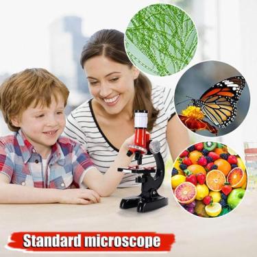 Imagem de Brinquedo de microscópio de alta definição com ampliação de 1200x para