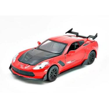 Imagem de Supercarro Corvette modelo Diecast, escala 1:32 (vermelho) - Gloome St