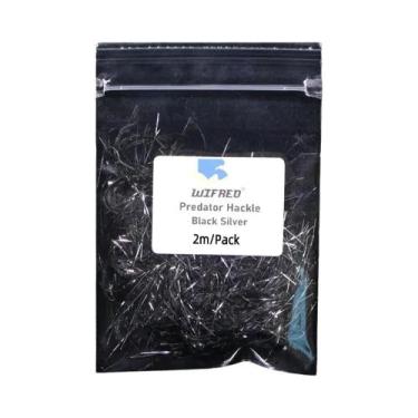 Imagem de Pacote De 2M De Material De Chenille Predator Hackle De Face Única Par