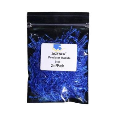 Imagem de Pacote De 2M De Material De Chenille Predator Hackle De Face Única Par