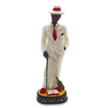 Imagem de Imagem Zé Pilintra Caminhos Resina Umbanda Candomblé 15 cm - Flash