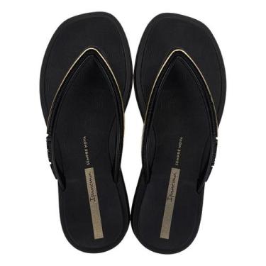 Imagem de Chinelo de Dedo Feminino Conforto Dia a Dia Ipanema Glow, Preto, Doura