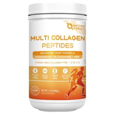 Imagem de Peptídeos de colágeno em pó NATURE TARGET Multi-Collagen 50 Serv