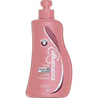 Imagem de Creme de Pentear Hidratação Intensiva 300ml Monange com Extrato de Oliva Antifrizz sem Sal
