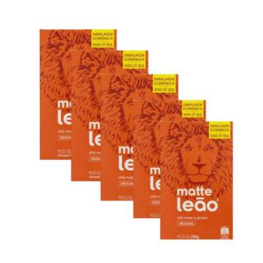 Imagem de Chá Matte Leão Mate Original Em Ervas 250g Kit 5 Unidades