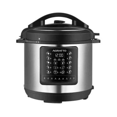 Imagem de Panela Pressão Elétrica 6 Litros Multifunções Painel Digital Antiaderente Agratto Appd01i
