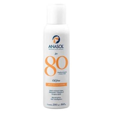 Imagem de Protetor Solar Aerosol Anasol – Spray Transparente FPS 80 200ml-Unissex