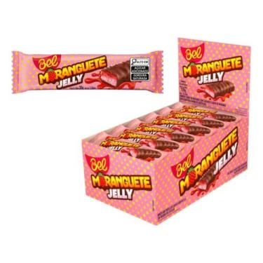 Imagem de Chocolate Bombom Moranguete Jelly C/ 24 Unid 720g - Bel