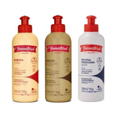 Imagem de Kit Cronograma Capilar Yamasterol Babosa, Argan e Proteina 200ml