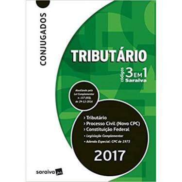 Imagem de Código 3 em 1 Saraiva: Tributário, Processo Civil e Constituição Feder