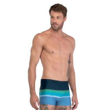 Imagem de Sunga Mash Box Masculina, Marinho, Verde, M