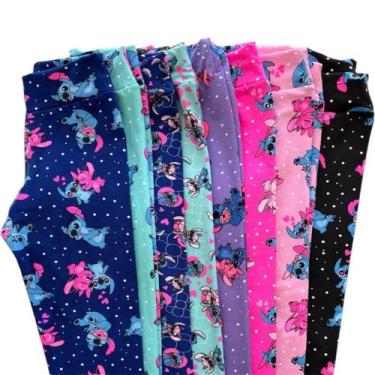 Imagem de Kit 2 Calça Legging Flanelada inverno infantil menina - NoBrand, Taman