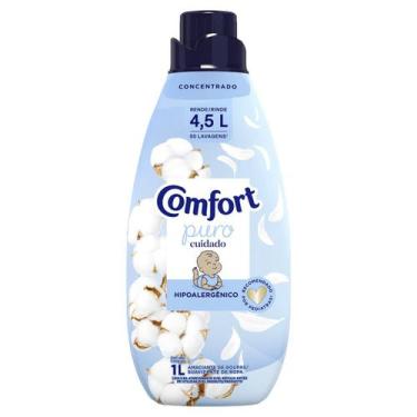 Imagem de Amaciante de Roupa Comfort Puro Cuidado - Concentrado 1L, Óleo de Arga