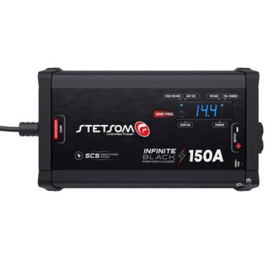 Imagem de Fonte e Carregador Stetsom 150A SCS 12 Volts com Voltímetro e Amperíme