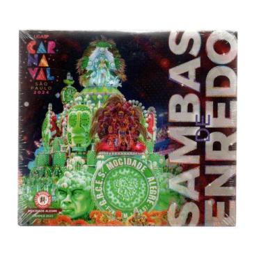 Imagem de 3 cd's sambas de enredo 2024 - Radar Records