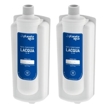 Imagem de Kit 2 Refil Filtro 1008A para Purificador de Água 3000L Vazão 40L-h Classe C Planeta Água