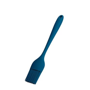 Imagem de Pincel de Silicone com Cabo em Aço Inoxidável Resistente Até 230 graus C para Culinária Azul Euro Home