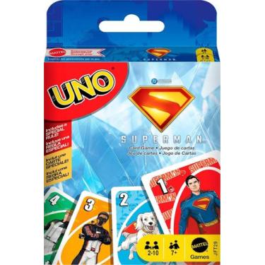 Imagem de UNO Jogo de Cartas Superman Mattel JFT29